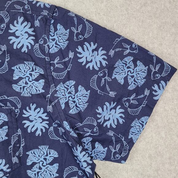 Artistry in Motion Shirt Mens Size XL Slim Fit Fishie SS Buttondown NEW w/Tag - Picture 9 of 15